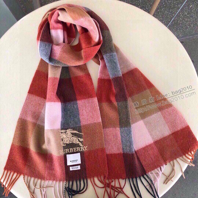 Burberry秋冬單品情侶款羊絨圍巾 巴寶莉2021新款格子圍巾  mmj1411